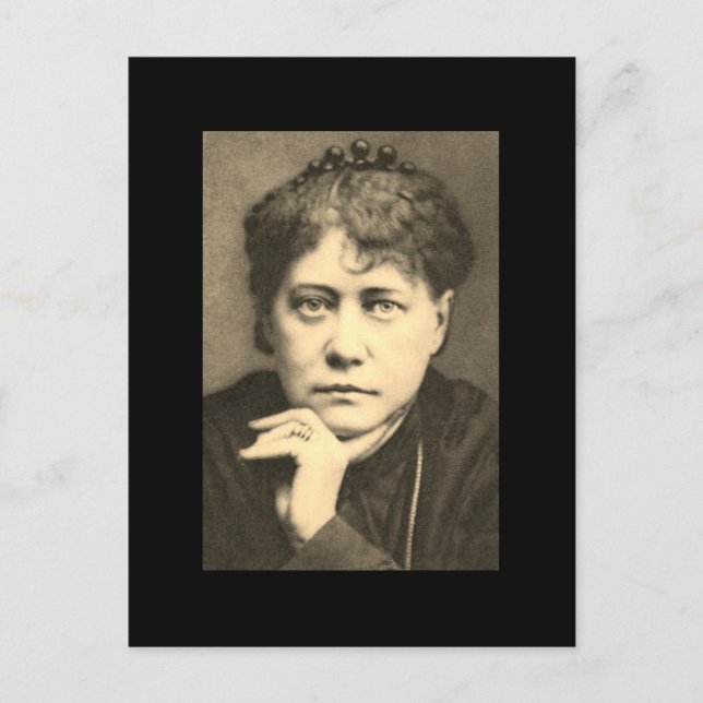 Helena Blavatsky Postkarte (Vorderseite)