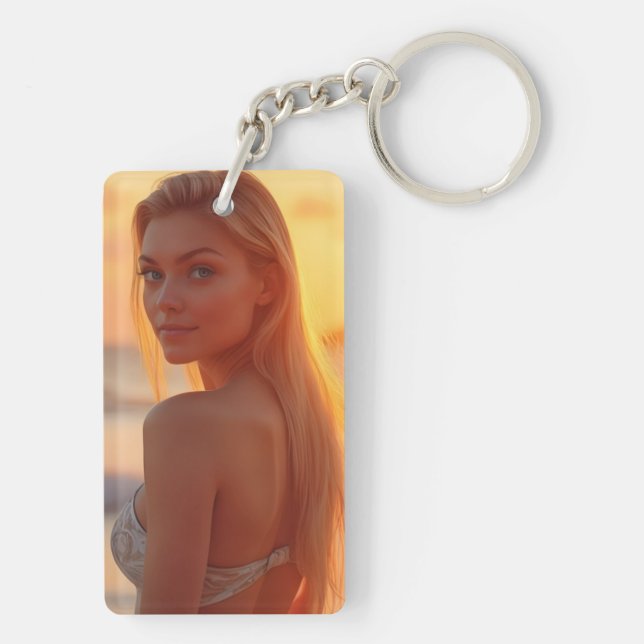 Helena Chevalier Portrait Collection Porte - clé (Dos)