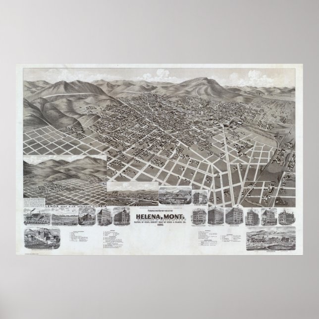 Helena, Mont Poster (Vorne)