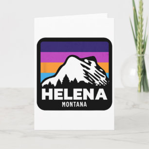 Helena Montana Angeln Skifahren Snowboarden Famili Karte