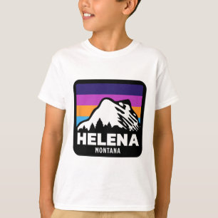 Helena Montana Angeln Skifahren Snowboarden Famili T-Shirt