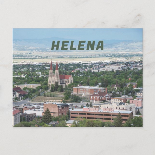 Helena, Montana Postkarte (Vorderseite)