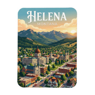 Helena, Montana USA Magnet
