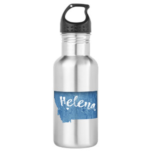 Helena Montana Wood Grain Edelstahlflasche