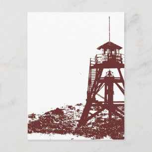 Helena MT Feuerturm Postkarte