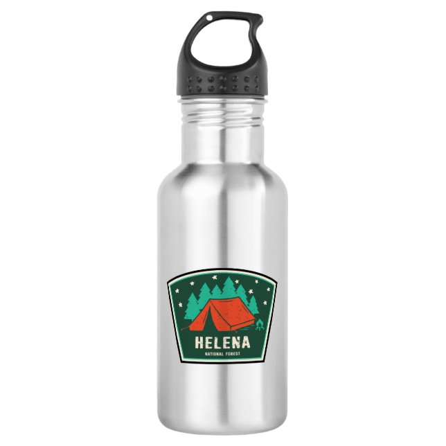 Helena National Forest Camping Edelstahlflasche (Vorderseite)