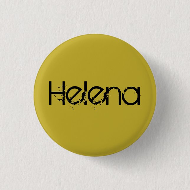 Helena vom verwaisten schwarzen Namen in Button (Vorderseite)