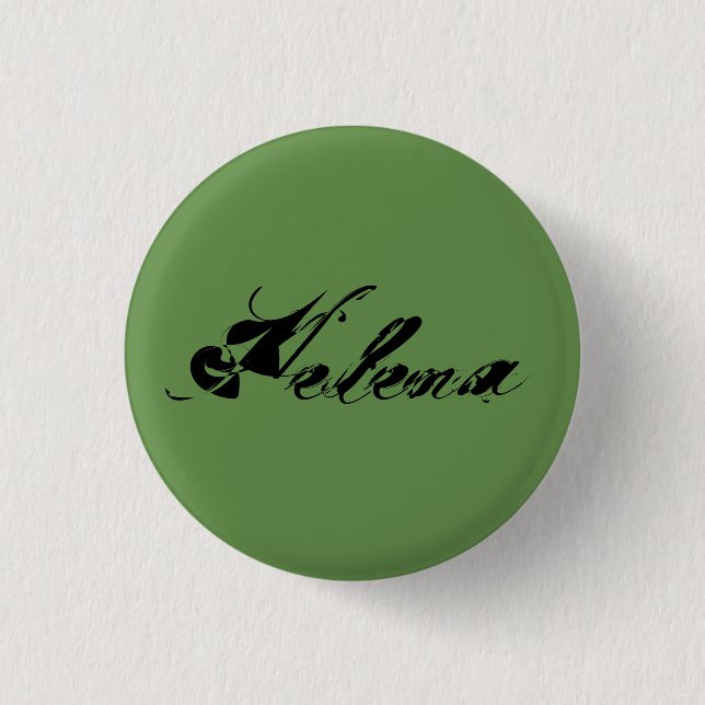 Helena von Waisenschwarzes Fernsehshow beunruhigte Button (Vorderseite)