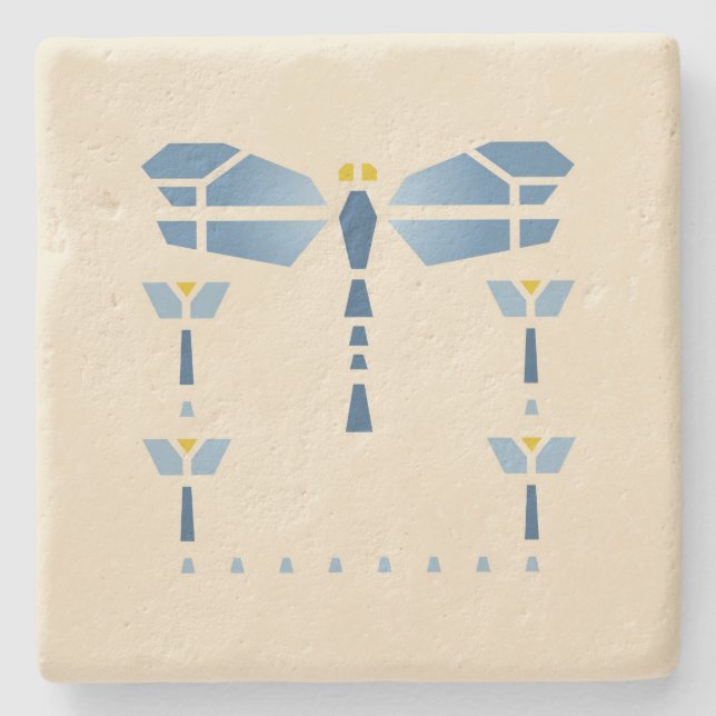 Helenpflege"Libelle " Steinuntersetzer (Vorderseite)