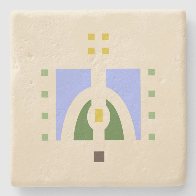 Helenpflege"Wiese " Steinuntersetzer (Vorderseite)