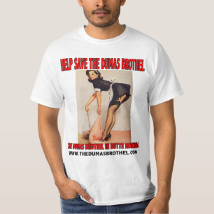 Helfen Sie dem Mädchen, den Dumas-Bordell-T - T-Shirt