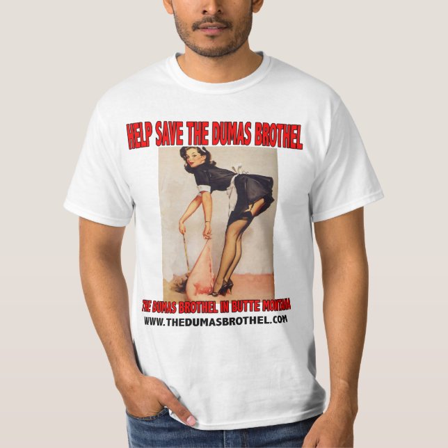 Helfen Sie dem Mädchen, den Dumas-Bordell-T - T-Shirt (Vorderseite)