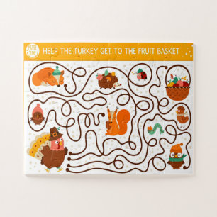 Helfen Sie dem Thanksgiving Truthahn, die Obstkind
