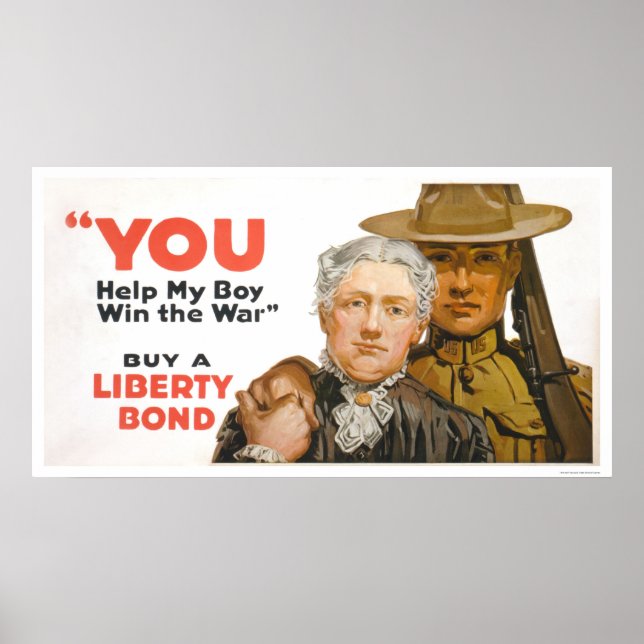 Helfen Sie meinem Jungen, den Krieg zu gewinnen -  Poster (Vorne)