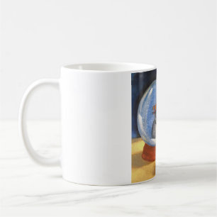 "Helfen Sie mir," sagte den Schneemann Kaffeetasse