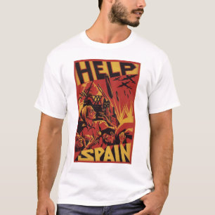 Helfen Sie Spanien (1937) _Propaganda Plakat T-Shirt