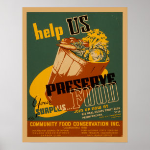Helfen Sie uns, Ihr überschüssiges Poster