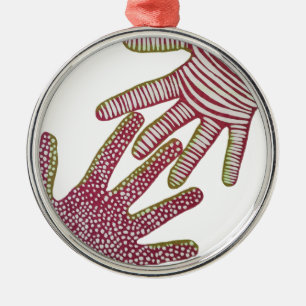 Helfende Hände Ornament Aus Metall