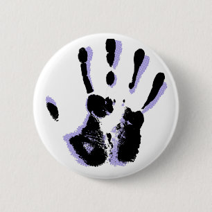 Helfende Handrunder Knopf Button