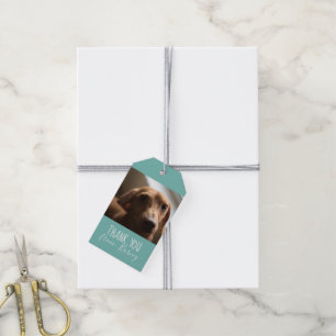 Helfer danken Ihnen Geschenk mit Geschenkanhänger