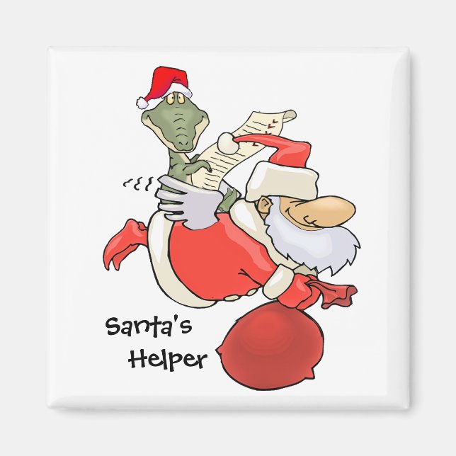 Helfer des Weihnachtsmanns Magnet (Vorne)