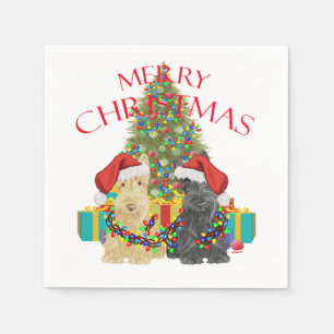 Helfer des Weihnachtsmanns Serviette