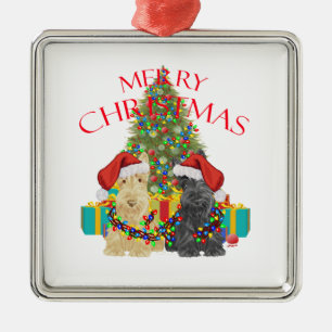 Helfer des Weihnachtsmanns Silbernes Ornament