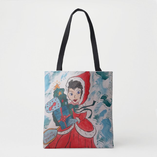 Helfer des Weihnachtsmanns Tasche (Vorderseite)