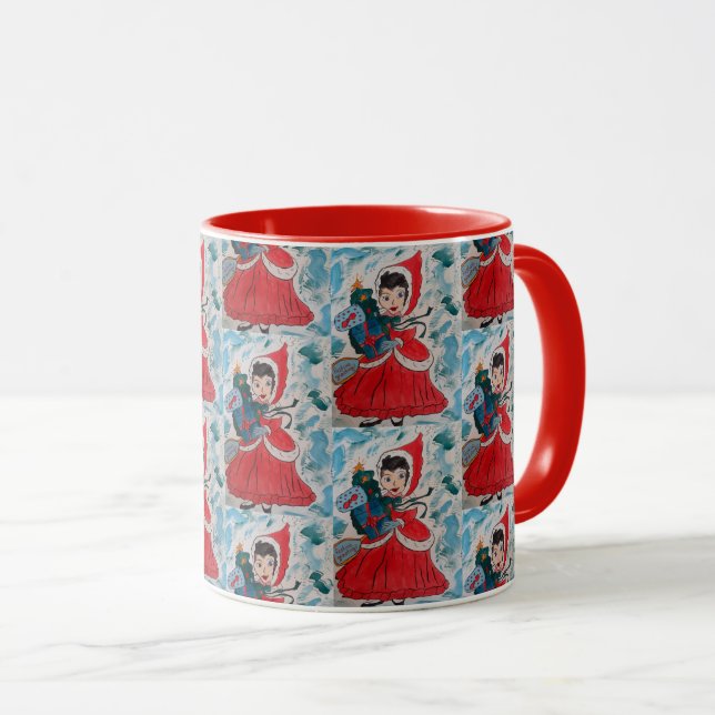 Helfer des Weihnachtsmanns Tasse (VorderseiteRechts)