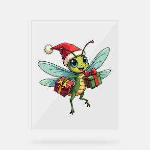 Helfer des Weihnachtsmeisters Acrylschild