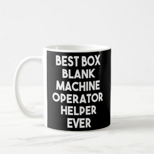 Helfer für den Bediener der blanken Box je Kaffeetasse