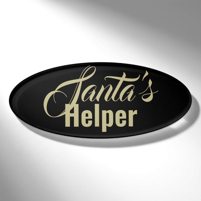 Helfer Personalisiert Namenschild (Vorderseite)
