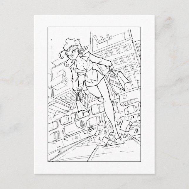 Helga Lunch Run Postkarte (Vorderseite)