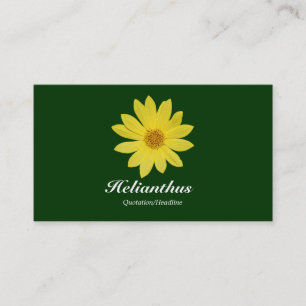 Helianthus - Dunkelgrün Visitenkarte