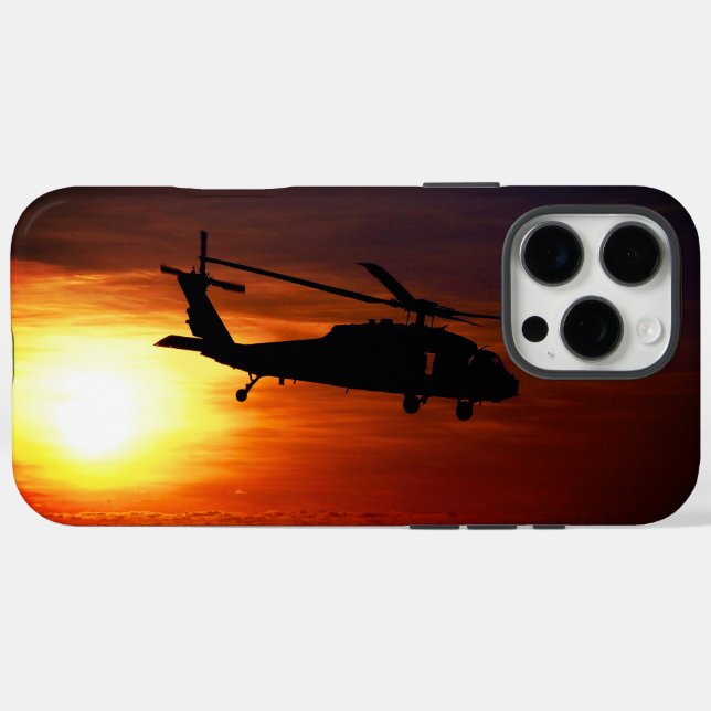 Helicopter  iPhone 16 pro max hülle (Rückseite (Horizontal))