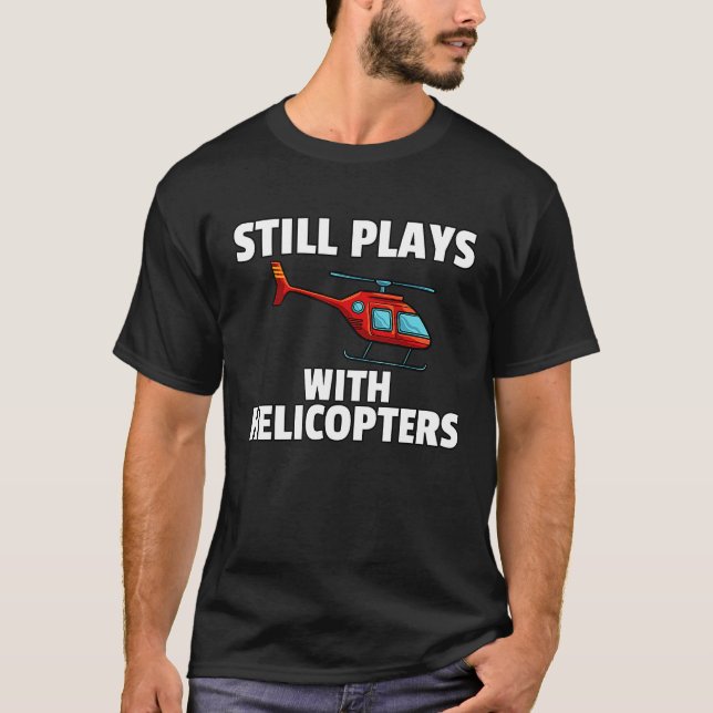 Helicopter Pilot  Aviator Airline Pilot T-Shirt (Vorderseite)