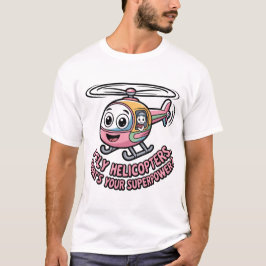 Helicopter Pilot Blueprint – I Fly Helicopters Sup T-Shirt