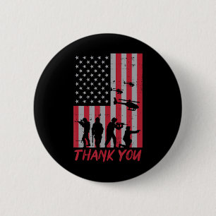 Helikopter der US-Flag-Soldaten danken dem Gedenkt Button