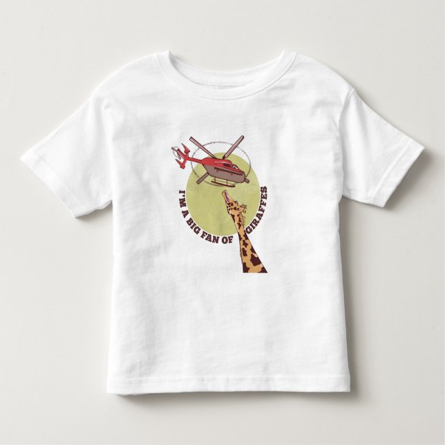 Helikopter Safari Kleinkind T-shirt (Vorderseite)