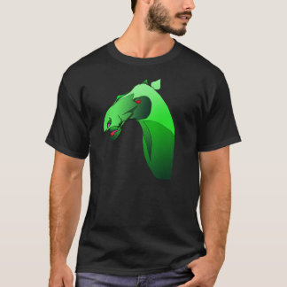 Heliodor T - Shirt - grüner Pferdedämon - Front