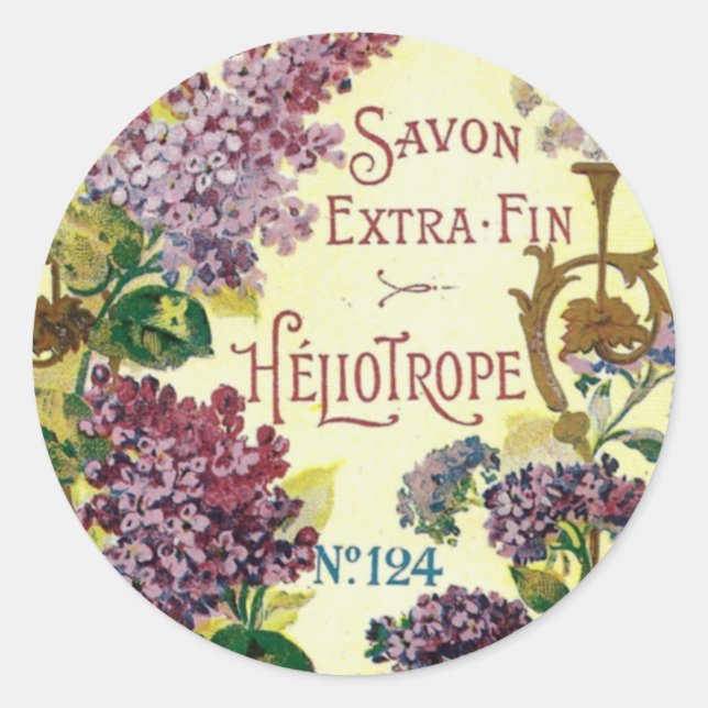 Heliotrope Savon Stickers (Vorderseite)