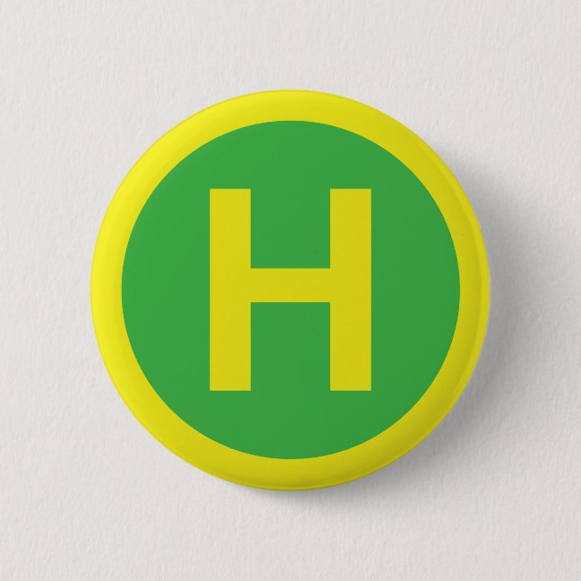 Helipad Sign Button (Vorderseite)