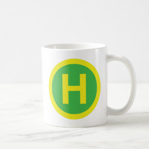 Helipad Sign Kaffeetasse
