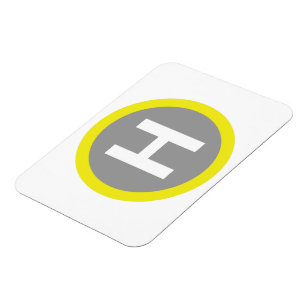 Helipad Sign Magnet