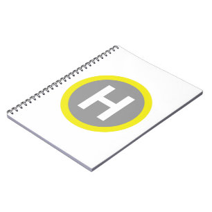 Helipad Sign Notizblock