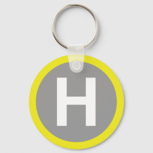 Helipad Sign Schlüsselanhänger