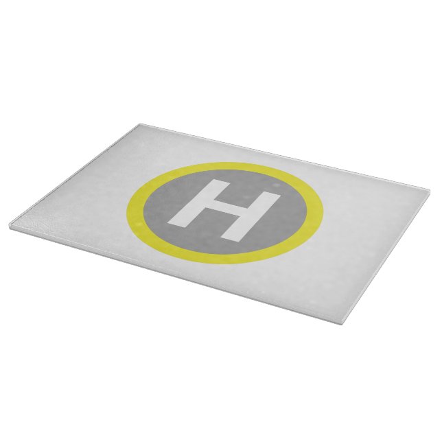 Helipad Sign Schneidebrett (Ecke)