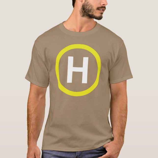 Helipad Sign T-Shirt (Vorderseite)