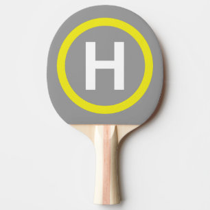 Helipad Sign Tischtennis Schläger