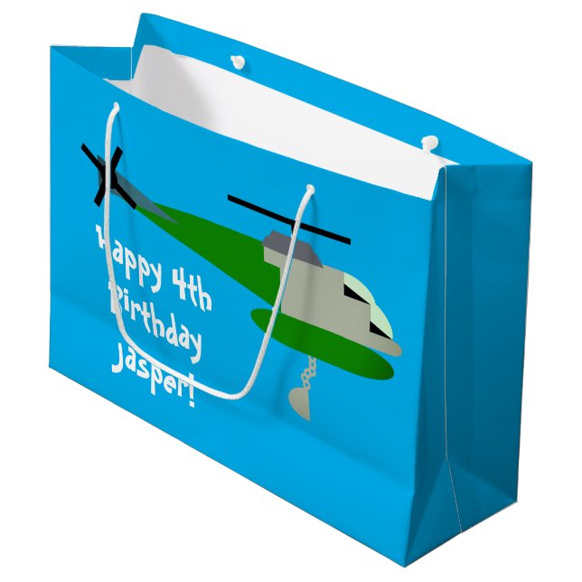 Helitack Große Geschenktüte (Vorderseite Schrägansicht)